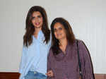 Karishma Tanna with her mother Jasmina Tanna