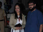 Smita Thackeray with her son Rahul Thackeray spotted