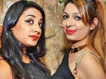 Anusha and Shally pose for the cameras