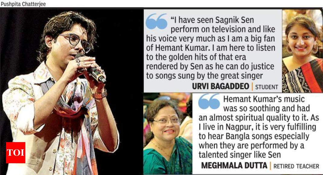 Sagnik Sen regales with Hemant Kumar's songs | Nagpur News - Times of India