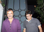 Rajkumar Hirani and Abhijat Joshi at Imtiaz's b'day