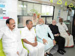 PM Modi taking a Metro ride on the newly inaugurated Kochi Metro line