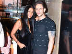 Candice Pinto and Drew Neal at Kode launch party