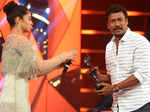 Samuthirakani receives the Best Supporting Actor Male award