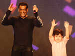 Salman Khan with child actor Matin Rey Tangu during the promotion of Tubelight