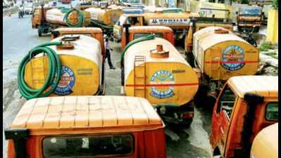 Big dip in demand for water tankers in Hyderabad