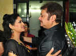 Indrani Halder greeting Avishek Chatterjee