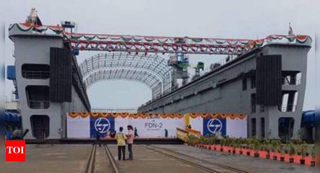 First indigenously built Floating Dock (FDN2) launched Times of India