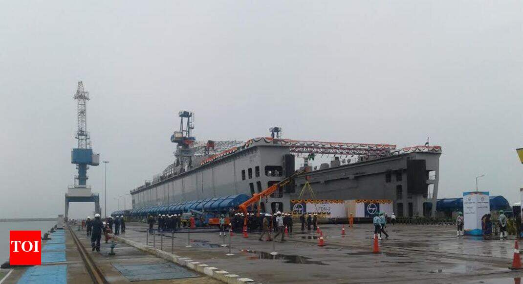 FDN2 India's first indigenously developed floating dock for warships