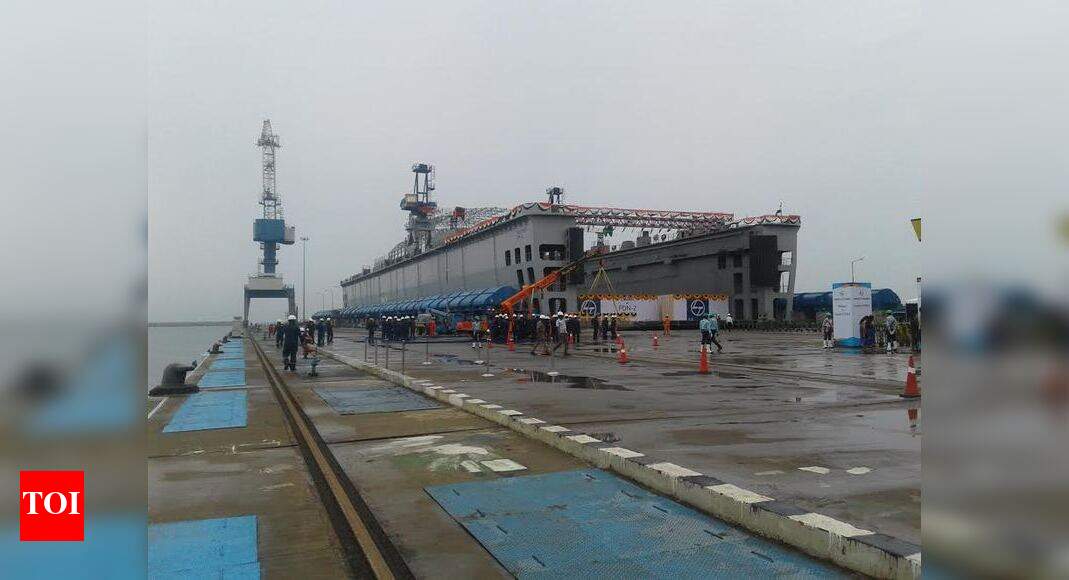 FDN2 India's first indigenously developed floating dock for warships