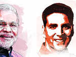 Akshay Kumar and Narendra Modi