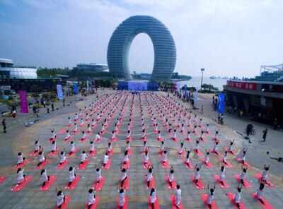 International Yoga Day: Celebrations around the world