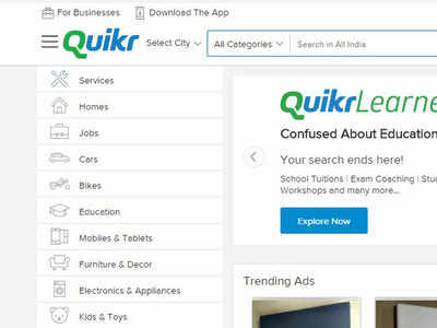Online classifieds startup Quikr acquires Babajob