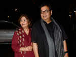 Mukta Ghai and Subhash Ghai at the screening of Tubelight