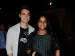 Aayush Sharma and Aprita Khan Sharma at the screening of Tubelight