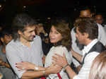 Imtiaz Ali, Divya Seth and Shah Rukh Khan at the screening of Tubelight