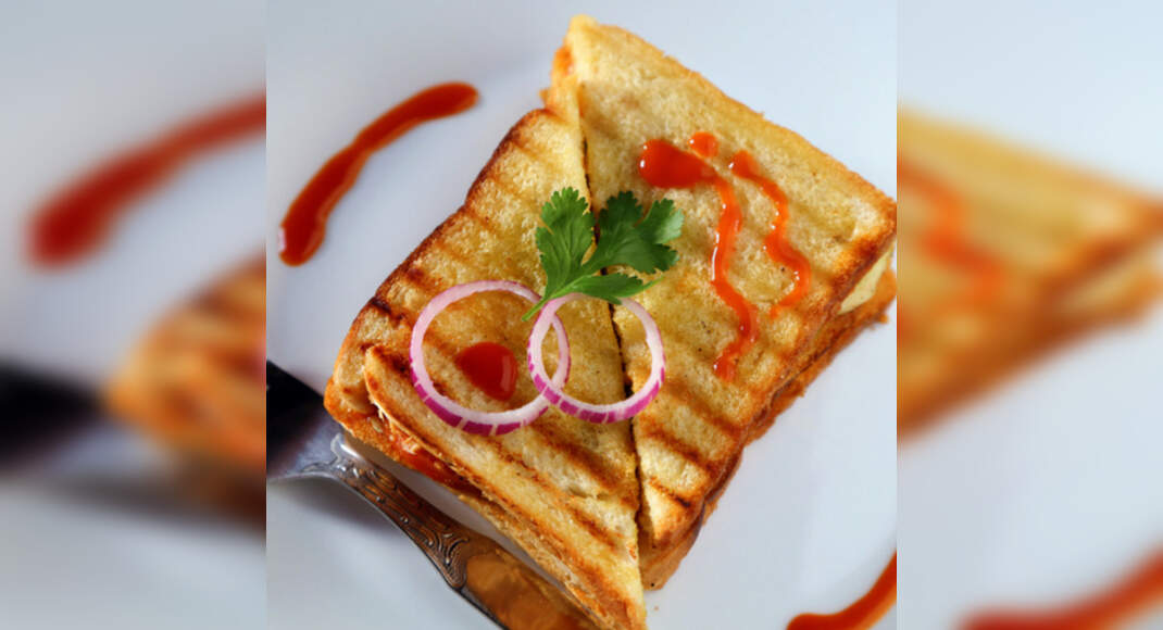 Grilled Apple Sandwiches Recipe: How to Make Grilled Apple Sandwiches Recipe | Homemade Grilled Appl