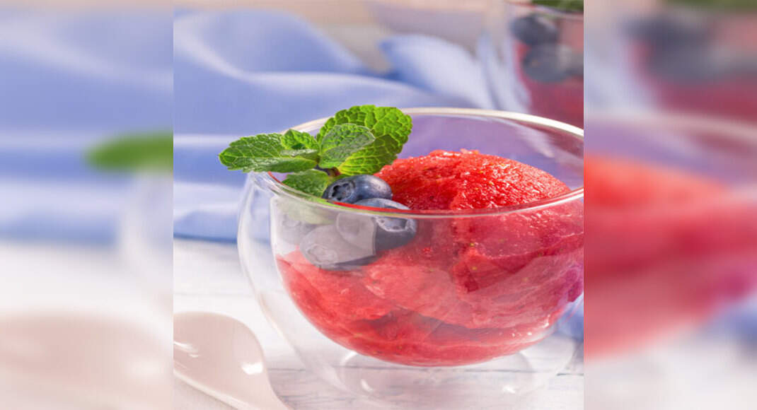 Strawberry and Blueberry Sorbet Recipe How to Make Strawberry and