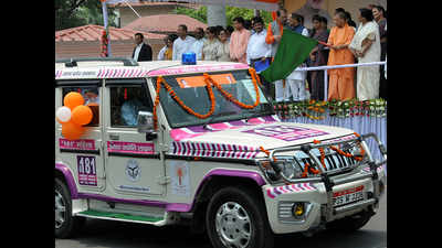 CM Yogi Adityanath launches women rescue vans