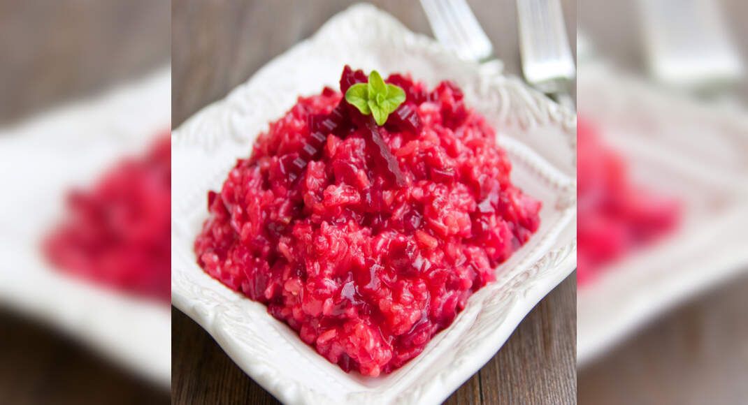 Beetroot Risotto Recipe How to Make Beetroot Risotto Recipe Homemade