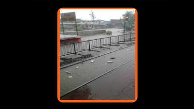 Suburban train services hit due to heavy rains