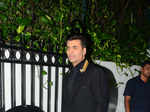 Karan Johan arrives for the birthday party of Arjun Kapoor