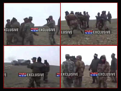 'Undated' video shows Chinese troops crossing LAC, 'jostling' with Indian jawans