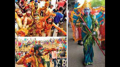 Golconda comes alive with the colours of Bonalu
