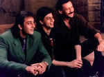 Sanjay Dutt, Shah Rukh Khan and Jackie Shroff