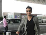 Salim Merchant at airport