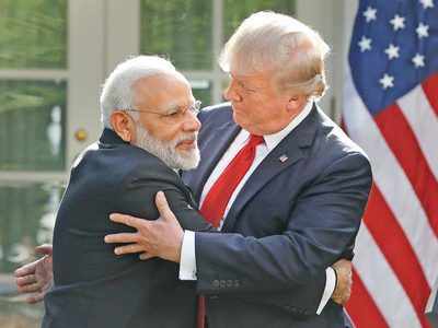 Modi's bear hug trumps the awkward handshake!