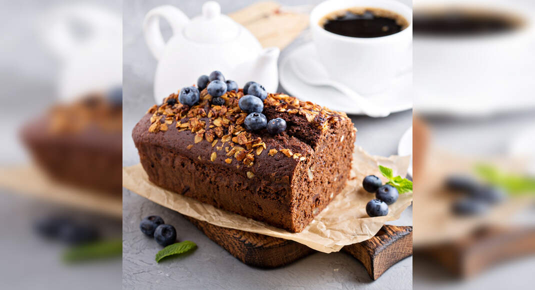Eggless Whole Wheat Blueberry Cake Recipe How to Make Eggless Whole