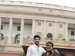 Mohit Marwah and Tigmanshu Dhulia pose for a photo