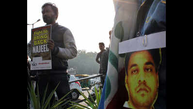 Rs 10-lakh reward for info on Najeeb Ahmed