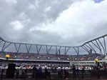 A view of the Trans Stadia Arena during 'Khel Mahakumbh 2017'