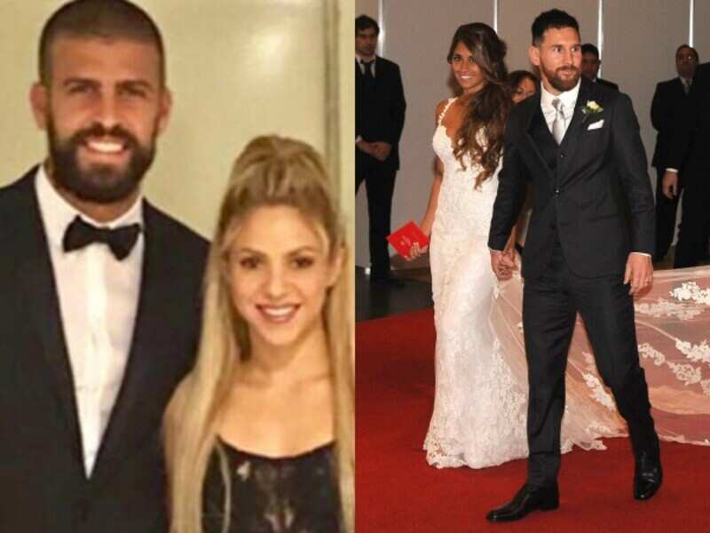 Shakira Attends Leonel Messi S Wedding With Her Partner Gerard Pique English Movie News Times Of India