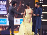 Ranbir Kapoor, Katrina Kaif and R Madhavan at SIIMA awards