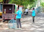 Volunteers take part in vaccination drive