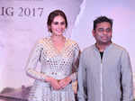 A. R. Rahman and Huma Qureshi pose for the camera
