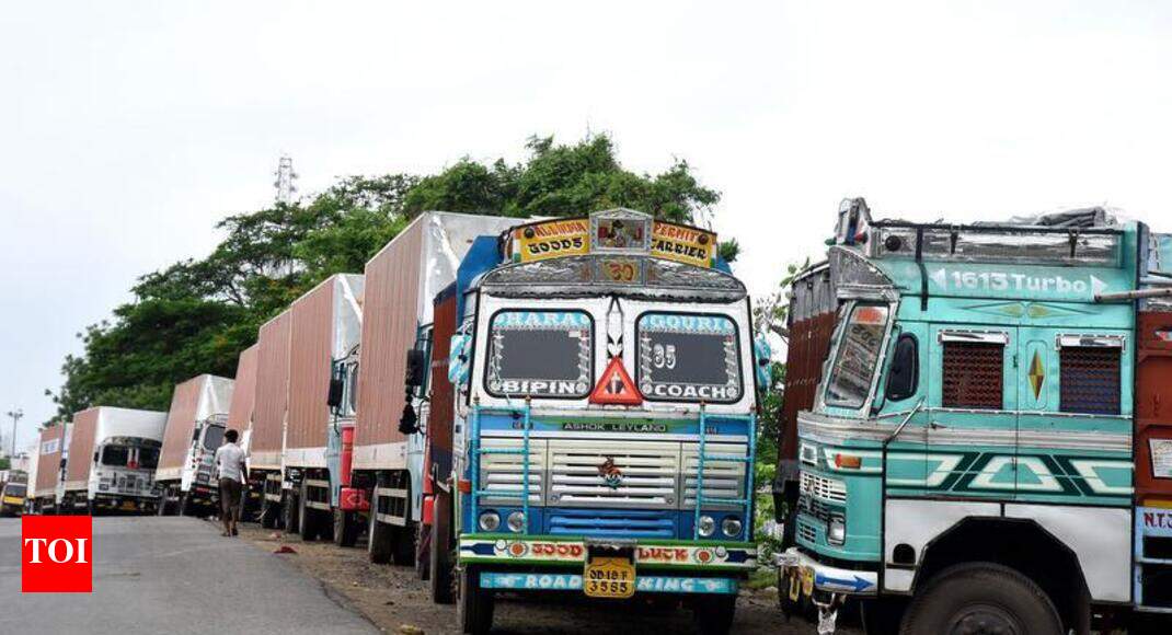 GST applies brakes on transport sector Nagpur News Times of India