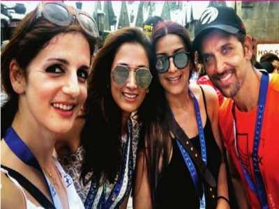 Hrithik Roshan and Sussanne Khan's friendship blooms in Orlando