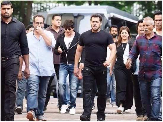 Salman Khan shoots his cameo with Shah Rukh Khan for Aanand L Rai's next