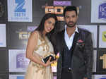 Mohammad Nazim and Firoza Khan at zee gold awards