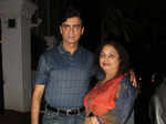Indra Kumar arrives with wife