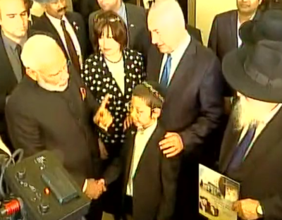 Modi meets 26/11 child survivor in Israel