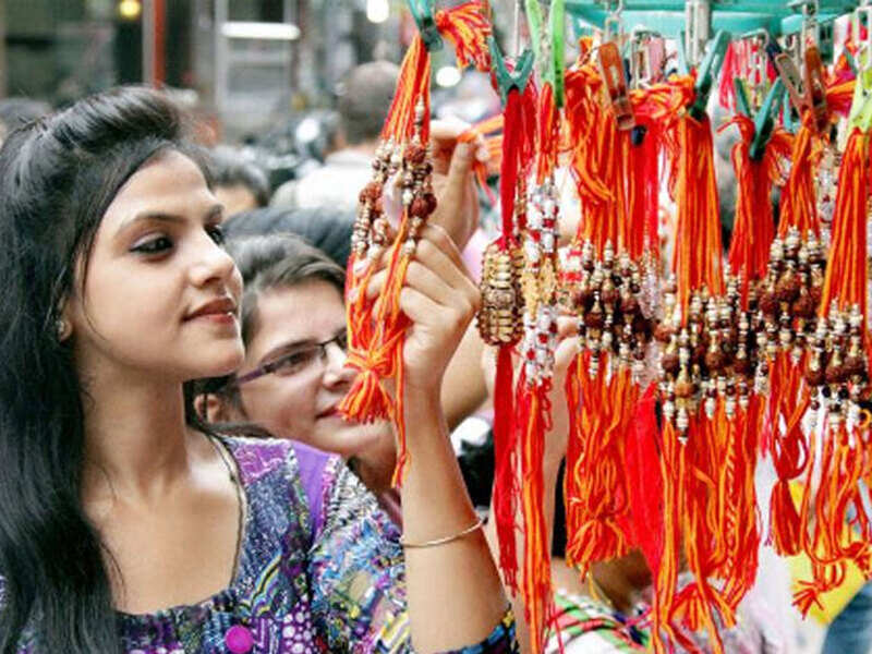 Mumbai gears up for Raksha Bandhan, alluring rakhis hit markets
