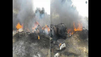 IAF aircraft crashes in Jodhpur