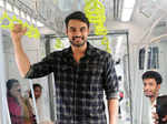 Tovino Thomas takes a joyride in Kochi Metro