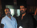 Chamban Vinod and Joju at AMMA's annual general body meeting