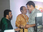 Mohanlal, Innocent and Mammootty at AMMA's annual general body meeting